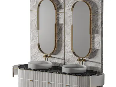 Luxury Bathroom 138 3D model