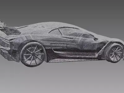 Sport car 3D print model