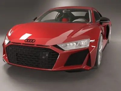 Audi-Car 3D Model audi sports car 3D model