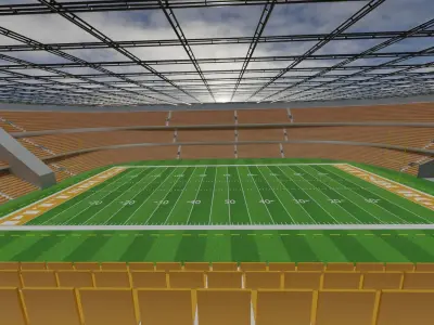 Pittsburgh Steelers - American Football Stadium Low-poly 3D model