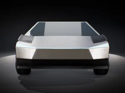 Tesla Cybertruck Sport Car Low-poly 3D model
