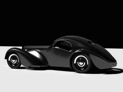 Bugatti Atlantic 1938 3D model