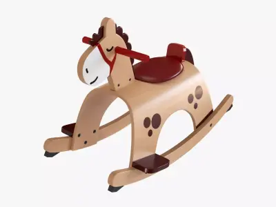 Rocking pony ride-on 3D model