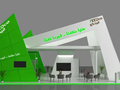 booth 3D model