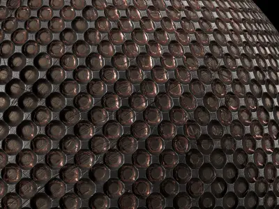 Metal Materials 42- Metal panels By Paint By Sbsar Texture