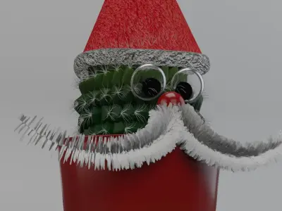 CHristmas Cactus 3D 3D model