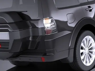 Mitsubishi Pajero Full 2015 VRAY 3D model