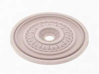Classic Ceiling Medallion 24 3D model
