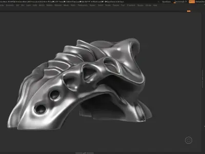 Modern Abstract Decorative sculpture 3d print model 61 3D print model