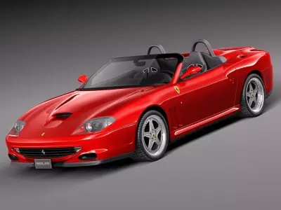 Ferrari 550 Barchetta 2000-2002 3D model