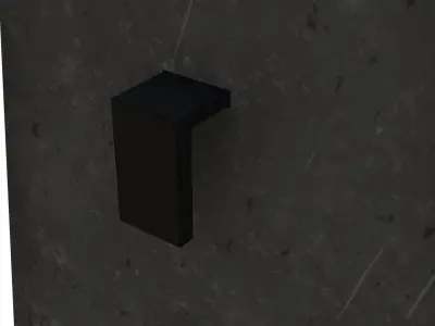Concrete barrier Free low-poly 3D model get