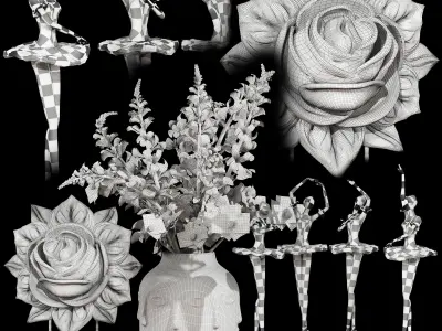 Decor set 59 3D model