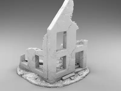 Ruins of the First World War 3D print model