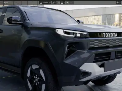 Toyota Hilux 2026 BEV 3D model