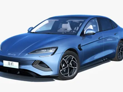 2024 BYD Seal EV Champion Edition With interior 3D model