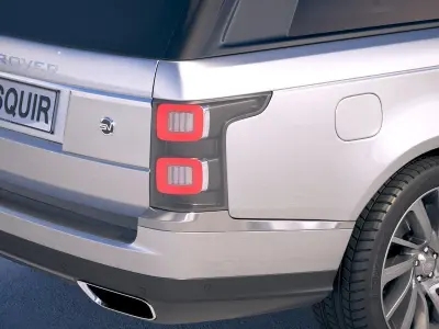 Range Rover SV Coupe 2019 3D model