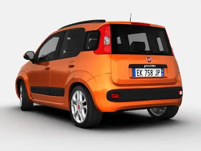 Fiat Panda 2013 3D model