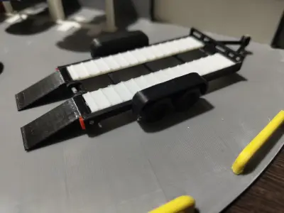 Hotwheels Detailed Car Trailer 3D print model