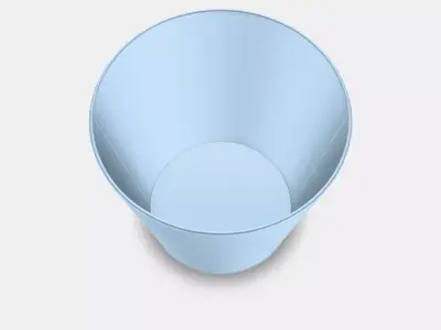 VITLOK Plant pot 1 Low-poly 3D model