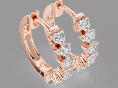  Diamond Hoops  3D print model