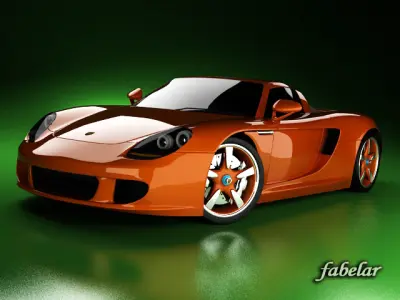 Porsche Carrera GT 3D model