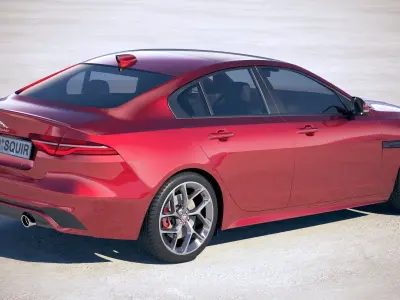 Jaguar XE R-Dynamic 2020 3D model