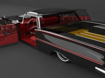 elcaminocar chevrolet bel air 3D model