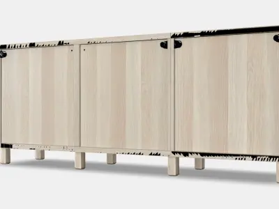 BESTA Storage combination with drawers 10 Low-poly 3D model