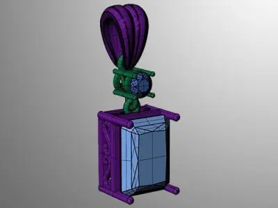 Pendant 58 3D print model