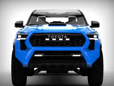 Toyota Tacoma TRD PRO 2024  Low-poly 3D model
