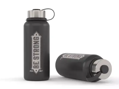 Water Bottle 3D model 13