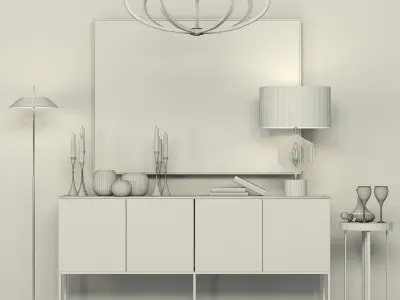 Decorative set John-Richard 3D model