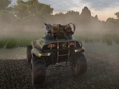 Viper Scout Low-poly 3D model