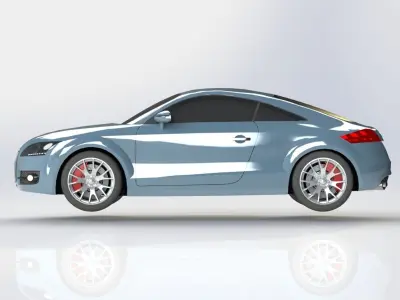 Audi TT Coupe 2010 3D model