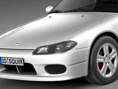 Nissan 240 sx Silvia S15 1999-2002 3D model