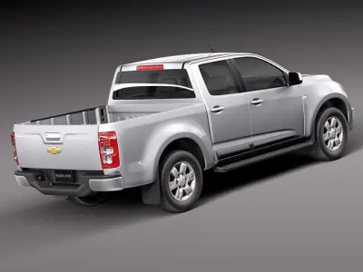 Chevrolet Colorado 2012 Double Cab 3D model