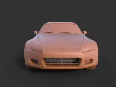 Honda S2000 3D print model