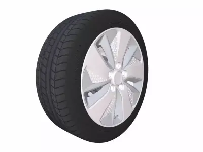 Tyre 3D Model Low-poly 3D model