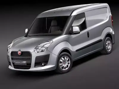Fiat Doblo Cargo 2010 3D model