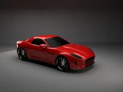 Jaguar F-Type 3D model
