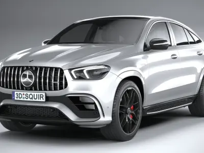 Mercedes-Benz GLE 63 AMG Coupe 2021 3D model