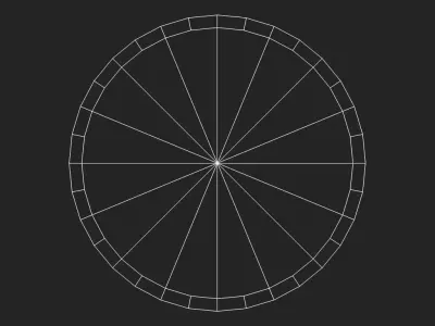 Sewer Lid - ductile iron - LOW Low-poly 3D model