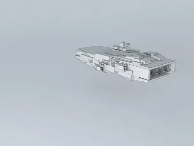 Spaceship Free 3D model