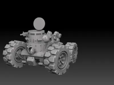 Armored Vehicle Panzer Buggy 3D print model