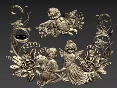 Decorative Ornamental 52 3D model