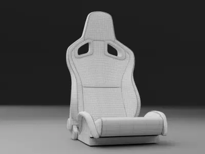 Sport Car Seat 3D model