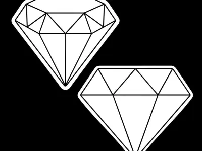 Daimond Neon Signs 3D model