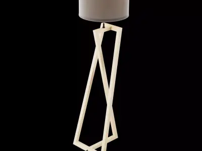 Modern floor lamp 2 3D model