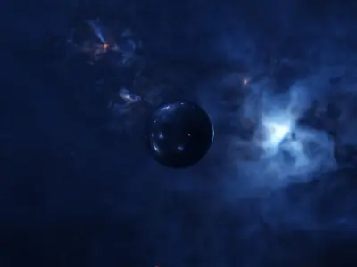 4 space HDRIs Free low-poly 3D model