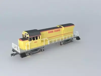 UNION PACIFIC DIESEL ENGINE 3D model